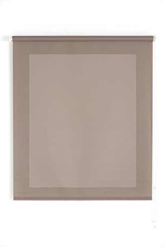 Uniestor Basic rollo lichtdurchlässig - Braun, 100 x 175 cm (BxH) | Stoffgröße 97 x 170 cm. Rollo für fenster von Uniestor
