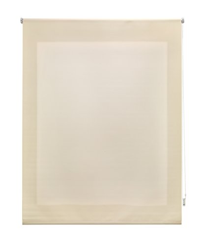 Uniestor Liso | Rollo lichtdurchlässig - Beige, 100 x 250 cm (BxH) | Stoffgröße 97 x 245 cm. Lichtdurchlässiges rollo für fenster von Uniestor