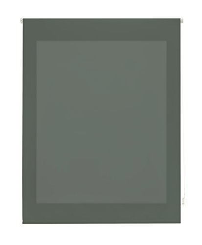 Uniestor Liso | Rollo lichtdurchlässig - Grau pastell, 160 x 175 cm (BxH) | Stoffgröße 157 x 170 cm. Lichtdurchlässiges rollo für fenster von Blindecor