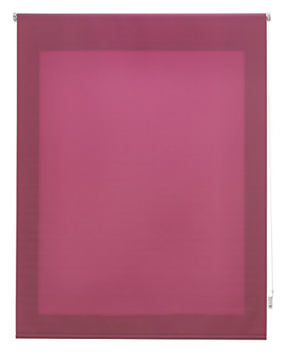 Uniestor Liso | Rollo lichtdurchlässig - Lila, 100 x 175 cm (BxH) | Stoffgröße 97 x 170 cm. Lichtdurchlässiges rollo für fenster von Uniestor