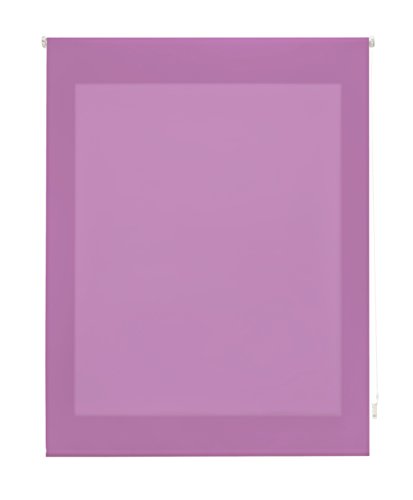 Uniestor Liso | Rollo lichtdurchlässig - Dunkelviolett, 100 x 175 cm (BxH) | Stoffgröße 97 x 170 cm. Lichtdurchlässiges rollo für fenster von Uniestor