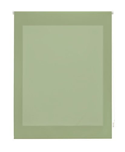 Uniestor Liso | Rollo lichtdurchlässig - Pastelgrün, 120 x 175 cm (BxH) | Stoffgröße 117 x 170 cm. Lichtdurchlässiges rollo für fenster von Uniestor