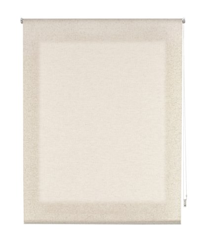 uniestor Natur Leinen Rollo, Stoff, Beige, 6 x 120 x 200 cm von Uniestor