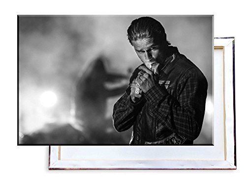 Unified Distribution Sons of Anarchy Jax Teller Charlie Hunnam - 100x70 cm - Bilder & Kunstdrucke fertig auf Leinwand aufgespannt und in erstklassiger Druckqualität von Unified Distribution