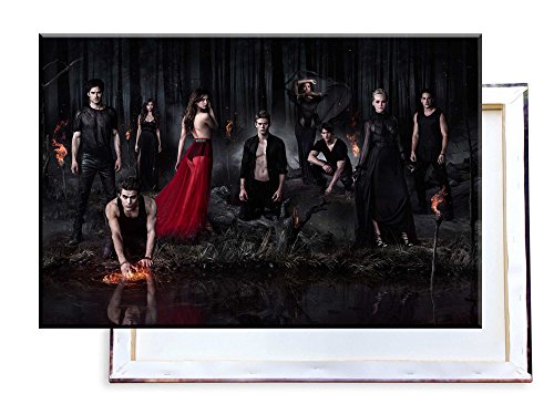 Unified Distribution The Vampire Diaries - 100x70 cm - Bilder & Kunstdrucke fertig auf Leinwand aufgespannt und in erstklassiger Druckqualität von Unified Distribution