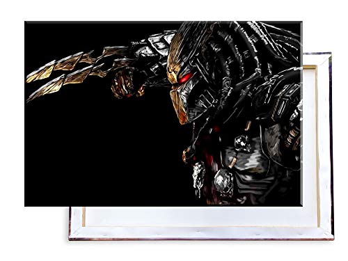 Unified Distribution Alien vs. Predator - 100x70 cm Kunstdruck auf Leinwand • erstklassige Druckqualität • Dekoration • Wandbild von Unified Distribution
