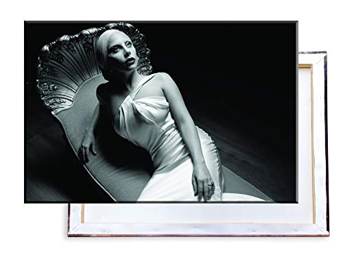 Unified Distribution American Horror Story Lady Gaga - 120x80 cm Kunstdruck auf Leinwand • erstklassige Druckqualität • Dekoration • Wandbild von Unified Distribution