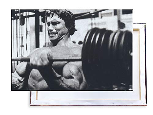 Unified Distribution Arnold Schwarzenegger - 120x80 cm Kunstdruck auf Leinwand • erstklassige Druckqualität • Dekoration • Wandbild von Unified Distribution