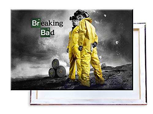 Unified Distribution Breaking Bad - 100x70 cm Kunstdruck auf Leinwand • erstklassige Druckqualität • Dekoration • Wandbild von Unified Distribution