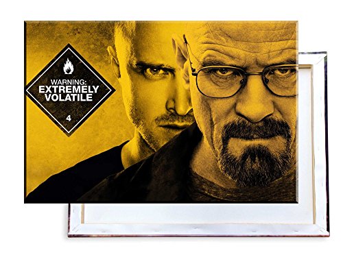 Unified Distribution Breaking Bad - Walter White & Jesse Pinkman - 120x80 cm - Bilder & Kunstdrucke fertig auf Leinwand aufgespannt und in erstklassiger Druckqualität von Unified Distribution