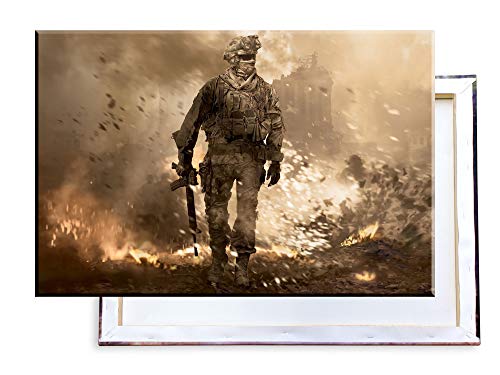 Unified Distribution Call of Duty - 100x70 cm Kunstdruck auf Leinwand • erstklassige Druckqualität • Dekoration • Wandbild von Unified Distribution