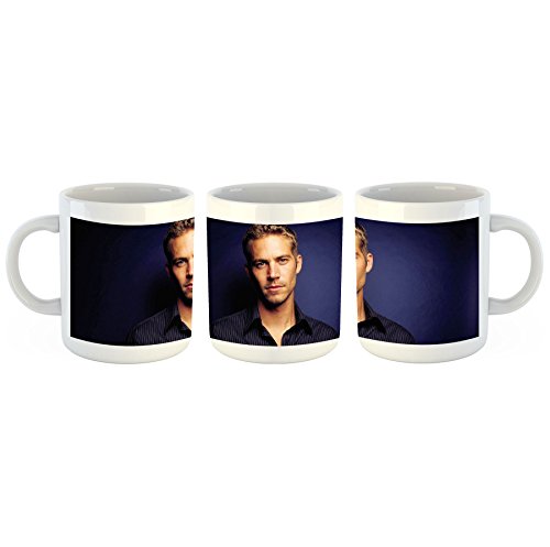 Unified Distribution Fast and Furious Paul Walker - Tasse mit Motiv Bedruckt, 300ml C-Henkel. Tolles Geschenk für Büro, Küche, Geburtstag, Lieblingstasse zum Frühstück von Unified Distribution