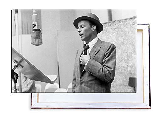 Unified Distribution Frank Sinatra - 100x70 cm Kunstdruck auf Leinwand • erstklassige Druckqualität • Dekoration • Wandbild von Unified Distribution