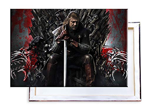 Unified Distribution Game of Thrones - 120x80 cm Kunstdruck auf Leinwand • erstklassige Druckqualität • Dekoration • Wandbild von Unified Distribution