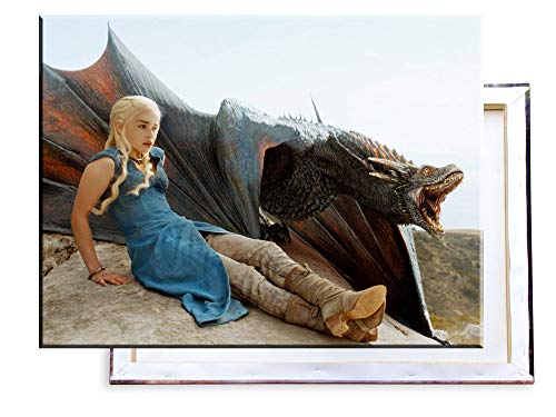 Unified Distribution Game of Thrones - 80x60 cm Kunstdruck auf Leinwand • erstklassige Druckqualität • Dekoration • Wandbild von Unified Distribution