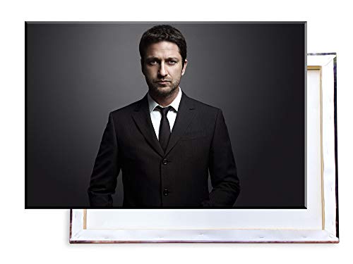 Unified Distribution Gerard Butler im Anzug - 120x80 cm - Bilder & Kunstdrucke fertig auf Leinwand aufgespannt und in erstklassiger Druckqualität von Unified Distribution