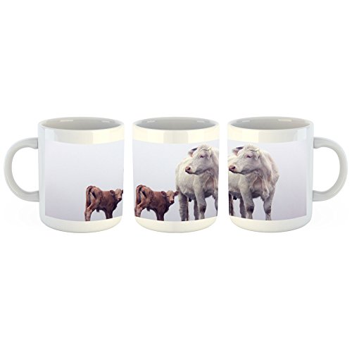Unified Distribution Kuh mit Kälbchen - Tasse mit Motiv Bedruckt, 300ml C-Henkel. Tolles Geschenk für Büro, Küche, Geburtstag, Ihre Neue Lieblingstasse zum Frühstück Unified Distribution Kuh mit Kälbchen - Tasse mit Motiv Bedruckt, 300ml C-Henkel. Tolles Geschenk für Büro, Küche, Geburtstag, Ihre Neue Lieblingstasse zum Frühstück von Unified Distribution