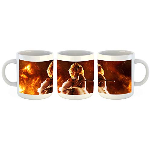 Unified Distribution Machete Kills Lady Gaga - Tasse mit Motiv Bedruckt, 300ml C-Henkel. Tolles Geschenk für Büro, Küche, Geburtstag, Lieblingstasse zum Frühstück von Unified Distribution