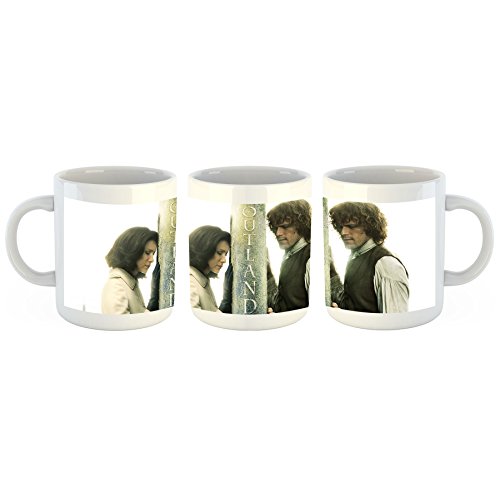 Unified Distribution Outlander TV Serie - Tasse mit Motiv Bedruckt, 300ml C-Henkel. Tolles Geschenk für Büro, Küche, Geburtstag, Ihre Neue Lieblingstasse zum Frühstück von Unified Distribution