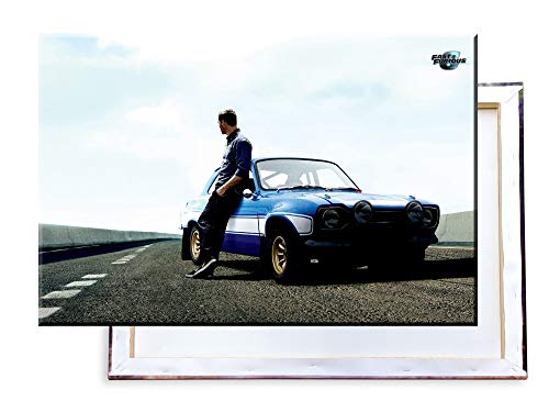 Unified Distribution Paul Walker - Fast and Furious Star - - 100x70 cm Kunstdruck auf Leinwand • erstklassige Druckqualität • Dekoration • Wandbild von Unified Distribution