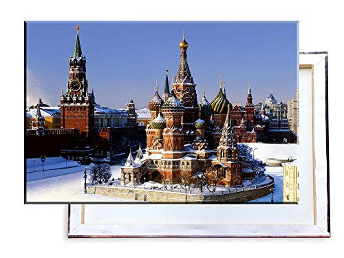 Unified Distribution Roter Platz Russland - 60x40 cm - Bilder & Kunstdrucke fertig auf Leinwand aufgespannt und in erstklassiger Druckqualität von Unified Distribution