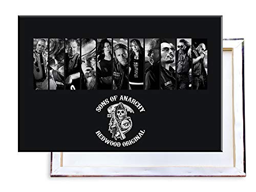 Unified Distribution Sons of Anarchy - 120x80 cm Kunstdruck auf Leinwand • erstklassige Druckqualität • Dekoration • Wandbild von Unified Distribution