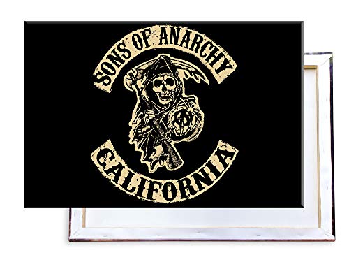 Unified Distribution Sons of Anarchy - 120x80 cm Kunstdruck auf Leinwand • erstklassige Druckqualität • Dekoration • Wandbild von Unified Distribution