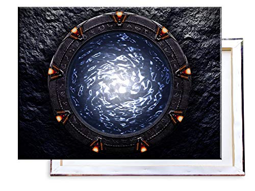 Unified Distribution Stargate SG-1-80x60 cm Kunstdruck auf Leinwand • erstklassige Druckqualität • Dekoration • Wandbild von Unified Distribution