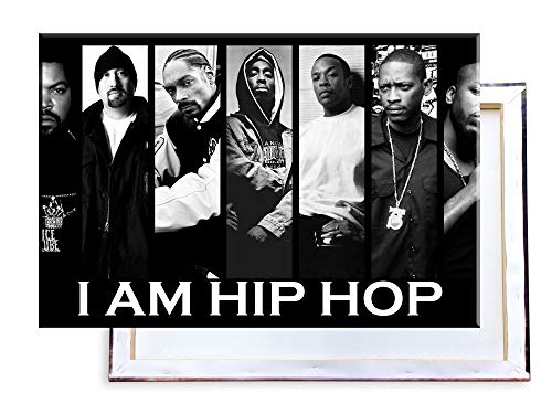 Unified Distribution Tupac Shakur RIP - 120x80 cm Kunstdruck auf Leinwand • erstklassige Druckqualität • Dekoration • Wandbild von Unified Distribution