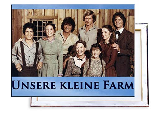 Unified Distribution Unsere kleine Farm - 80x60 cm Kunstdruck auf Leinwand • erstklassige Druckqualität • Dekoration • Wandbild von Unified Distribution