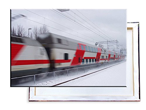 Unified Distribution Zug Ice - 120x80 cm - Bilder & Kunstdrucke fertig auf Leinwand aufgespannt und in erstklassiger Druckqualität von Unified Distribution