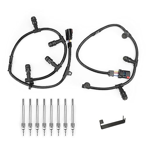 Auto Heizung Glühkerzenverbinder Kabelbaum mit 8 Glühkerzen Kompatibel mit Ford 6.0 Diesel Heizung F250 F350 F450 E350 E450 Super Duty 2004 2005 2006 2007 2008 2009 2010 ersetzt 4C2Z-12A69 0-BA Auto Heizung Glühkerzenverbinder Kabelbaum mit 8 Glühkerzen Kompatibel mit Ford 6.0 Diesel Heizung F250 F350 F450 E350 E450 Super Duty 2004 2005 2006 2007 2008 2009 2010 ersetzt 4C2Z-12A69 0-BA von Unifizz