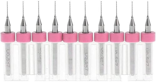 Mikrobohrer, Wolframstahl, Hartmetall, Fräsbohrer, 1,2 mm, 3,175 mm Schaft, 10 Stück Mikrobohrer, Wolframstahl, Hartmetall, Fräsbohrer, 1,2 mm, 3,175 mm Schaft, 10 Stück von Unifizz