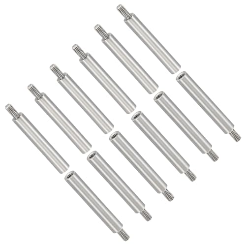 Unifizz 12 Stück M3 Abstandshalter, 30 + 6 mm Edelstahl-Gewindeabstandsbolzen, Schrauben-Set, 3 mm Innendurchmesser, 5 mm Außendurchmesser, metrisches Abstands-Set für DIY-Elektronik, CNC, Drohnen Unifizz 12 Stück M3 Abstandshalter, 30 + 6 mm Edelstahl-Gewindeabstandsbolzen, Schrauben-Set, 3 mm Innendurchmesser, 5 mm Außendurchmesser, metrisches Abstands-Set für DIY-Elektronik, CNC, Drohnen von Unifizz