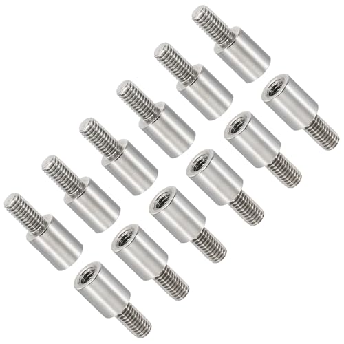 Unifizz 12 Stück M3 Abstandshalter, 9 + 6 mm Edelstahl-Gewindeabstandsbolzen, Schrauben-Set, 3 mm Innendurchmesser, 5 mm Außendurchmesser, metrisches Abstands-Set für DIY-Elektronik, CNC, Drohnen Unifizz 12 Stück M3 Abstandshalter, 9 + 6 mm Edelstahl-Gewindeabstandsbolzen, Schrauben-Set, 3 mm Innendurchmesser, 5 mm Außendurchmesser, metrisches Abstands-Set für DIY-Elektronik, CNC, Drohnen von Unifizz