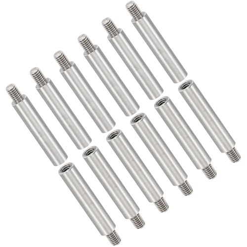 Unifizz 12 Stück M4 Abstandshalter, 30 + 6 mm Edelstahl-Gewindeabstandsbolzen, Schrauben-Set, 4 mm Innendurchmesser, 6 mm Außendurchmesser, metrisches Abstands-Set für DIY-Elektronik, CNC, Drohnen Unifizz 12 Stück M4 Abstandshalter, 30 + 6 mm Edelstahl-Gewindeabstandsbolzen, Schrauben-Set, 4 mm Innendurchmesser, 6 mm Außendurchmesser, metrisches Abstands-Set für DIY-Elektronik, CNC, Drohnen von Unifizz