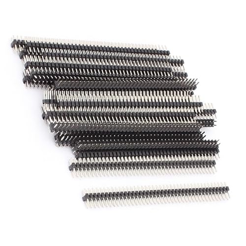 Unifizz 2,0 mm Rasterung, gerade, zweireihig, männliche Stiftleiste, 2 x 40P, Kupfer-Steckerleiste für Leiterplatten, Prototyping, 24 Stück Unifizz 2,0 mm Rasterung, gerade, zweireihig, männliche Stiftleiste, 2 x 40P, Kupfer-Steckerleiste für Leiterplatten, Prototyping, 24 Stück von Unifizz