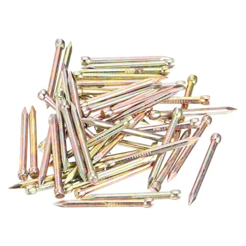 Unifizz 50 Stück 28 mm Endbearbeitungsnägel, Karbonstahl, kopflose Nägel zum Aufhängen von Bildern, kleine Hardware-Nägel für Holzrahmen, Wandverkleidung, Sockelleisten und Kunstprojekte, Farbe Zink Unifizz 50 Stück 28 mm Endbearbeitungsnägel, Karbonstahl, kopflose Nägel zum Aufhängen von Bildern, kleine Hardware-Nägel für Holzrahmen, Wandverkleidung, Sockelleisten und Kunstprojekte, Farbe Zink von Unifizz