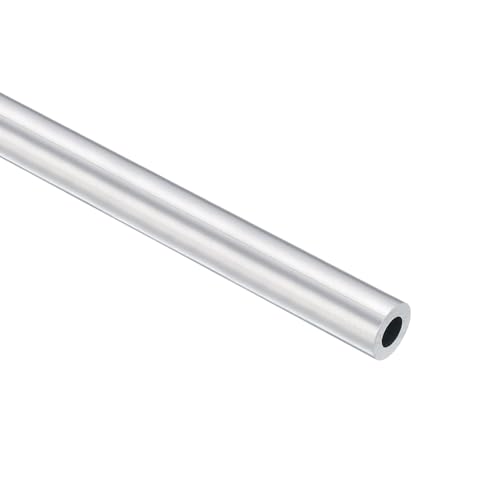 Unifizz 6063 Aluminium-Rundrohr, 15 mm Außendurchmesser, 9 mm Innendurchmesser, 300 mm Länge, nahtloses, gerades Rohr für Zuhause, Industrie, Heimwerken, Handwerk, 1 Stück von Unifizz