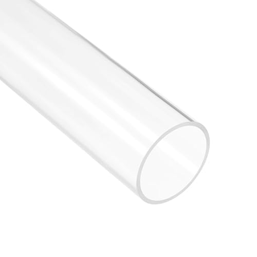 Unifizz Acrylrohr, transparent, starr, Rundrohr, 56 mm Innendurchmesser x 60 mm Außendurchmesser x 305 mm Länge, Rundrohr Unifizz Acrylrohr, transparent, starr, Rundrohr, 56 mm Innendurchmesser x 60 mm Außendurchmesser x 305 mm Länge, Rundrohr von Unifizz