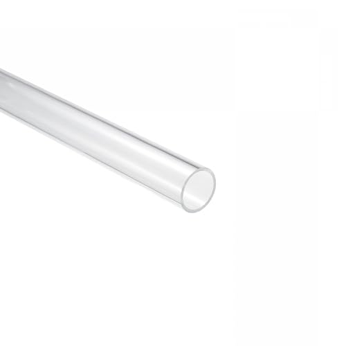 Unifizz Acrylrohr, transparentes Kunststoffrohr, rund, starr, 31 mm Innendurchmesser, 35 mm Außendurchmesser, für Beleuchtung, Modelle, Sanitär, Handwerk von Unifizz