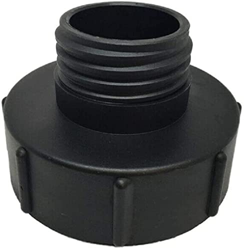 Unifizz Kunststoff IBC Tote Tank Adapter IBC Wassertank Schlauchadapter S100X8 Grobgewinde auf S60X6 Grobgewinde Gartenschlauchverbinder Fitting Tool Tankablaufadapter 1 STÜCK von Unifizz