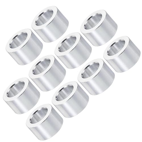 Unifizz M10 Aluminium-Abstandshalter, runde Metall-Abstandshalter, 10,2 mm Innendurchmesser x 16 mm Außendurchmesser x 10 mm Länge, ohne Gewinde, Aluminium-Abstandshalter für M10-Schrauben-Baugruppen Unifizz M10 Aluminium-Abstandshalter, runde Metall-Abstandshalter, 10,2 mm Innendurchmesser x 16 mm Außendurchmesser x 10 mm Länge, ohne Gewinde, Aluminium-Abstandshalter für M10-Schrauben-Baugruppen von Unifizz