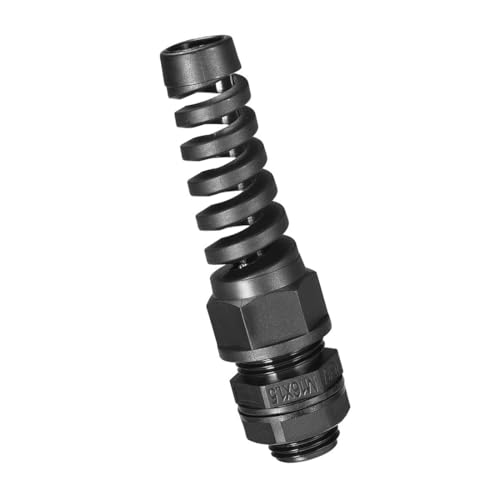 Unifizz M16 Kabelverschraubung, 4–8 mm, Drahtloch, wasserdichter Nylonverbinder mit Knickschutz und Kontermutter, 2 Stück Unifizz M16 Kabelverschraubung, 4–8 mm, Drahtloch, wasserdichter Nylonverbinder mit Knickschutz und Kontermutter, 2 Stück von Unifizz
