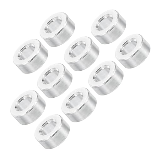 Unifizz M2 Aluminium-Abstandshalter, runde Metall-Abstandshalter, 2,1 mm Innendurchmesser x 4 mm Außendurchmesser x 1,5 mm Länge, ohne Gewinde, Aluminium-Abstandshalter für M2-Schrauben-Baugruppen, 10 Unifizz M2 Aluminium-Abstandshalter, runde Metall-Abstandshalter, 2,1 mm Innendurchmesser x 4 mm Außendurchmesser x 1,5 mm Länge, ohne Gewinde, Aluminium-Abstandshalter für M2-Schrauben-Baugruppen, 10 von Unifizz