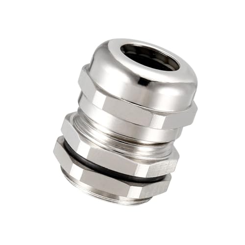 Unifizz M20 Kabelverschraubung, IP68 wasserdichter Metallstecker mit EMI-Abschirmung, robustes Gewindegelenk für 6–12 mm Kabel, 3 Stück Unifizz M20 Kabelverschraubung, IP68 wasserdichter Metallstecker mit EMI-Abschirmung, robustes Gewindegelenk für 6–12 mm Kabel, 3 Stück von Unifizz