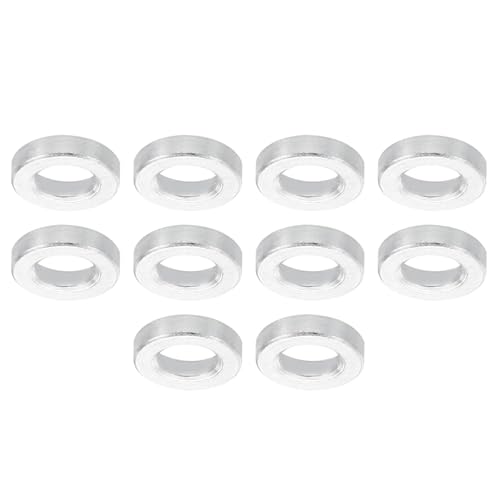 Unifizz M3 Aluminium-Abstandshalter, runde Metall-Abstandshalter, 3,1 mm Innendurchmesser x 5 mm Außendurchmesser x 1,5 mm Länge, ohne Gewinde, Aluminium-Abstandshalter für M3-Schrauben-Baugruppen, 10 Unifizz M3 Aluminium-Abstandshalter, runde Metall-Abstandshalter, 3,1 mm Innendurchmesser x 5 mm Außendurchmesser x 1,5 mm Länge, ohne Gewinde, Aluminium-Abstandshalter für M3-Schrauben-Baugruppen, 10 von Unifizz