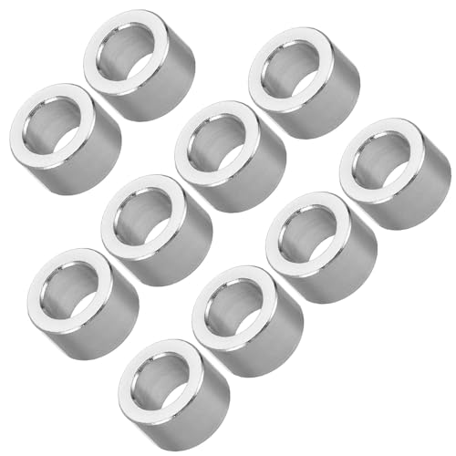 Unifizz M6 Aluminium-Abstandshalter, runde Metall-Abstandshalter, 6,2 mm Innendurchmesser x 10 mm Außendurchmesser x 6 mm Länge, ohne Gewinde, Aluminium-Abstandshalter für M6-Schrauben-Baugruppen, 10 Unifizz M6 Aluminium-Abstandshalter, runde Metall-Abstandshalter, 6,2 mm Innendurchmesser x 10 mm Außendurchmesser x 6 mm Länge, ohne Gewinde, Aluminium-Abstandshalter für M6-Schrauben-Baugruppen, 10 von Unifizz