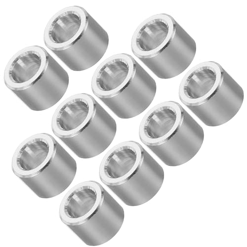 Unifizz M6 Aluminium-Abstandshalter, runde Metall-Abstandshalter, 6,2 mm Innendurchmesser x 10 mm Außendurchmesser x 8 mm Länge, ohne Gewinde, Aluminium-Abstandshalter für M6-Schrauben-Baugruppen, 10 Unifizz M6 Aluminium-Abstandshalter, runde Metall-Abstandshalter, 6,2 mm Innendurchmesser x 10 mm Außendurchmesser x 8 mm Länge, ohne Gewinde, Aluminium-Abstandshalter für M6-Schrauben-Baugruppen, 10 von Unifizz