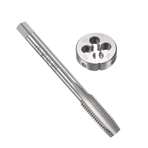 Unifizz M7 x 1 mm metrisches Gewindeschneider-Set, Maschinengewindebohrer mit rundem Gewindeschneider, Gewindeschneider-Set für Mutterschrauben, Bolzen, Gewindereparatur Unifizz M7 x 1 mm metrisches Gewindeschneider-Set, Maschinengewindebohrer mit rundem Gewindeschneider, Gewindeschneider-Set für Mutterschrauben, Bolzen, Gewindereparatur von Unifizz